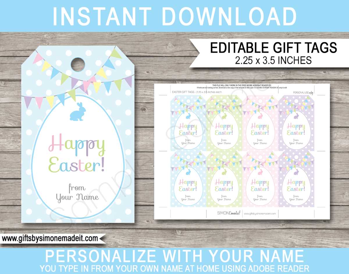 free easter tags printable free easter tags printable