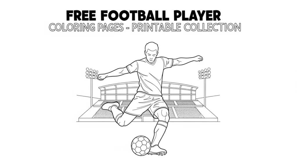 free football printable coloring pages