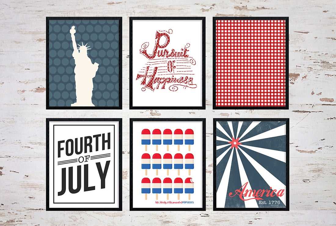 free july 4th printables