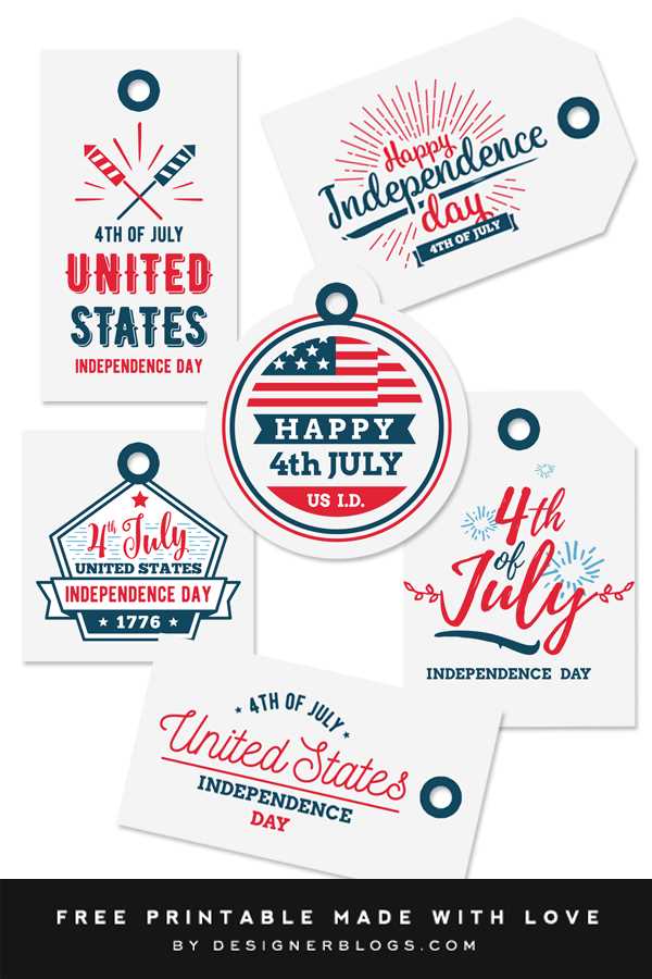 free july 4th printables