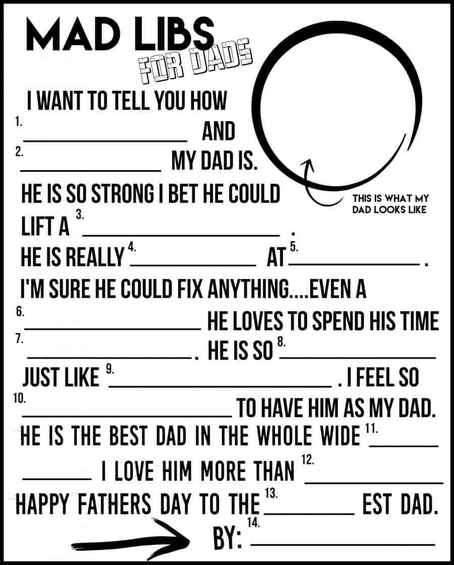 free mad libs printables free mad libs printables