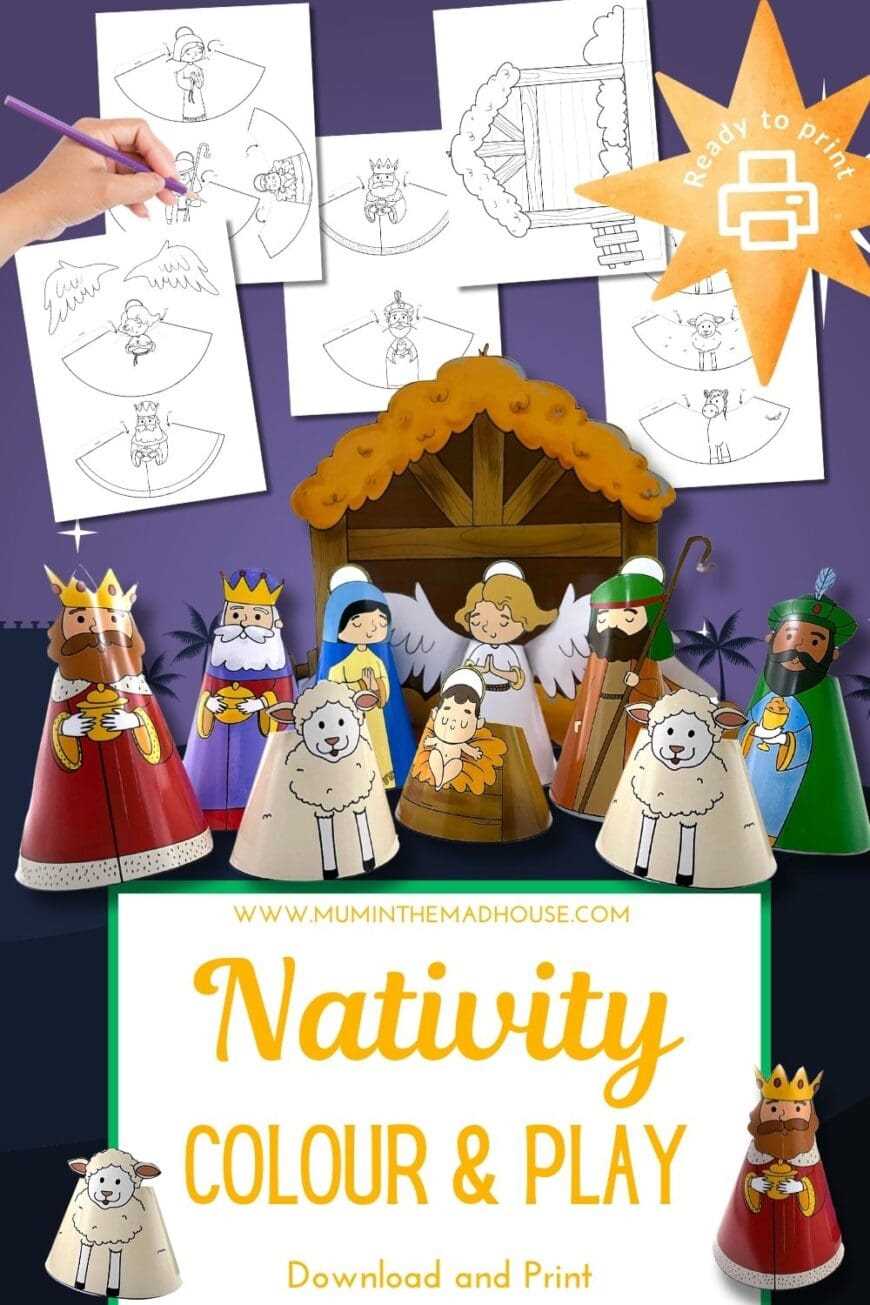 free nativity scene printables free nativity scene printables