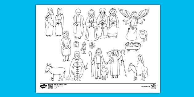 free nativity scene printables free nativity scene printables