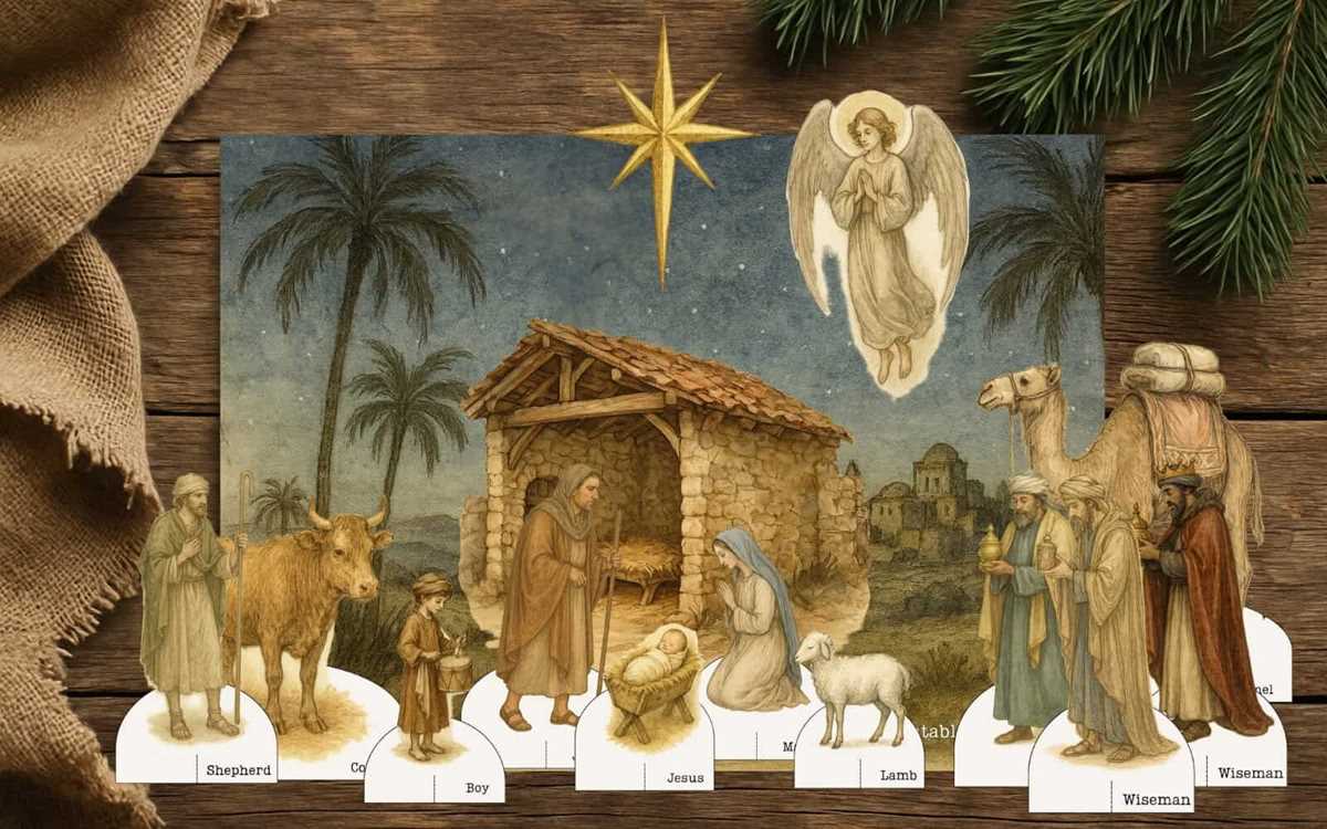 free nativity scene printables free nativity scene printables