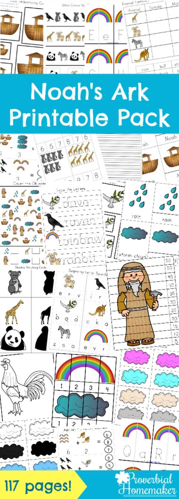 free noahs ark printable free noahs ark printable
