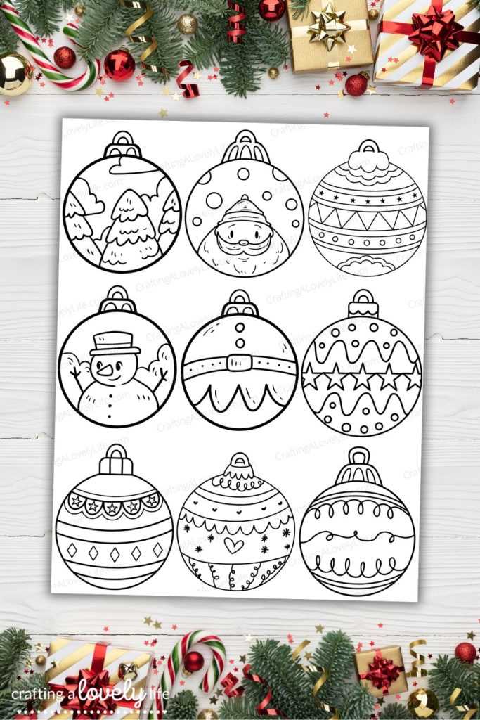 free ornament printables free ornament printables
