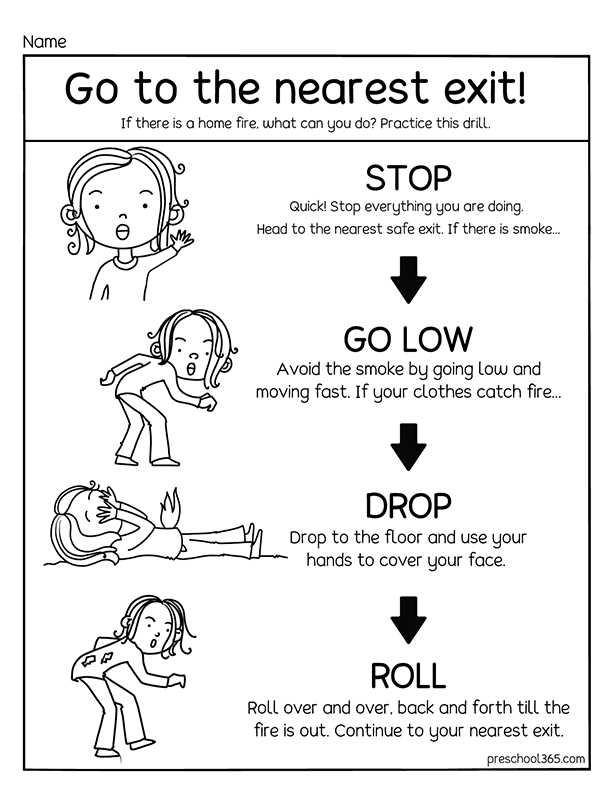 free preschool fire safety printables free preschool fire safety printables