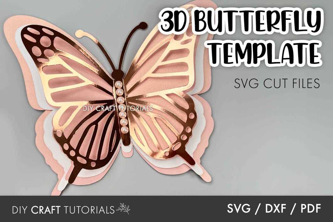 free printable 3d butterfly template free printable 3d butterfly template