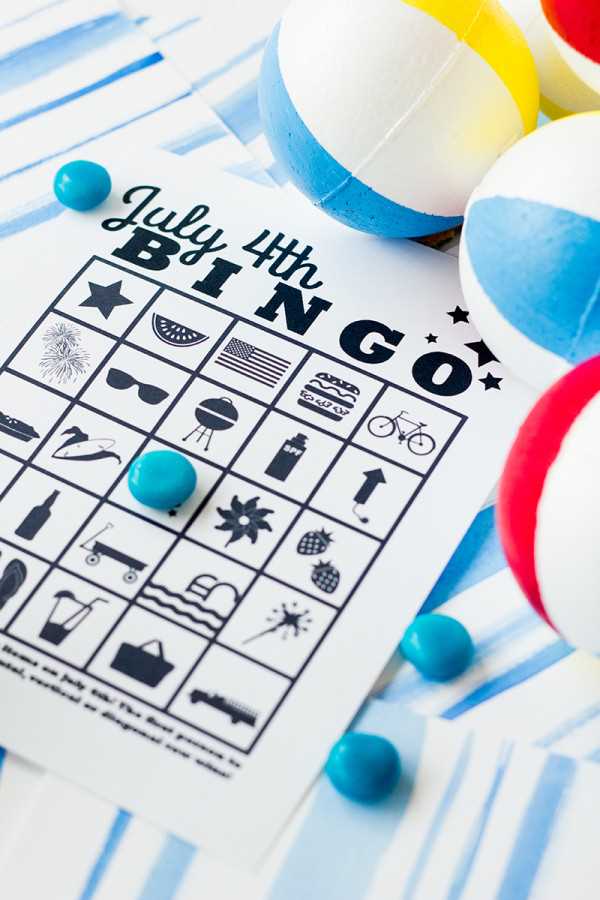 free printable 4th of july bingo cards printable free printable 4th of july bingo cards printable