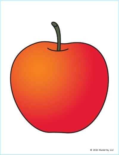 free printable apple templates