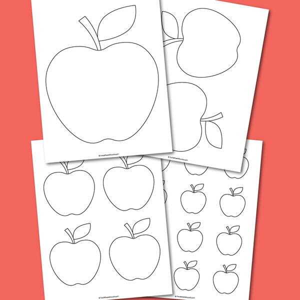 free printable apple templates