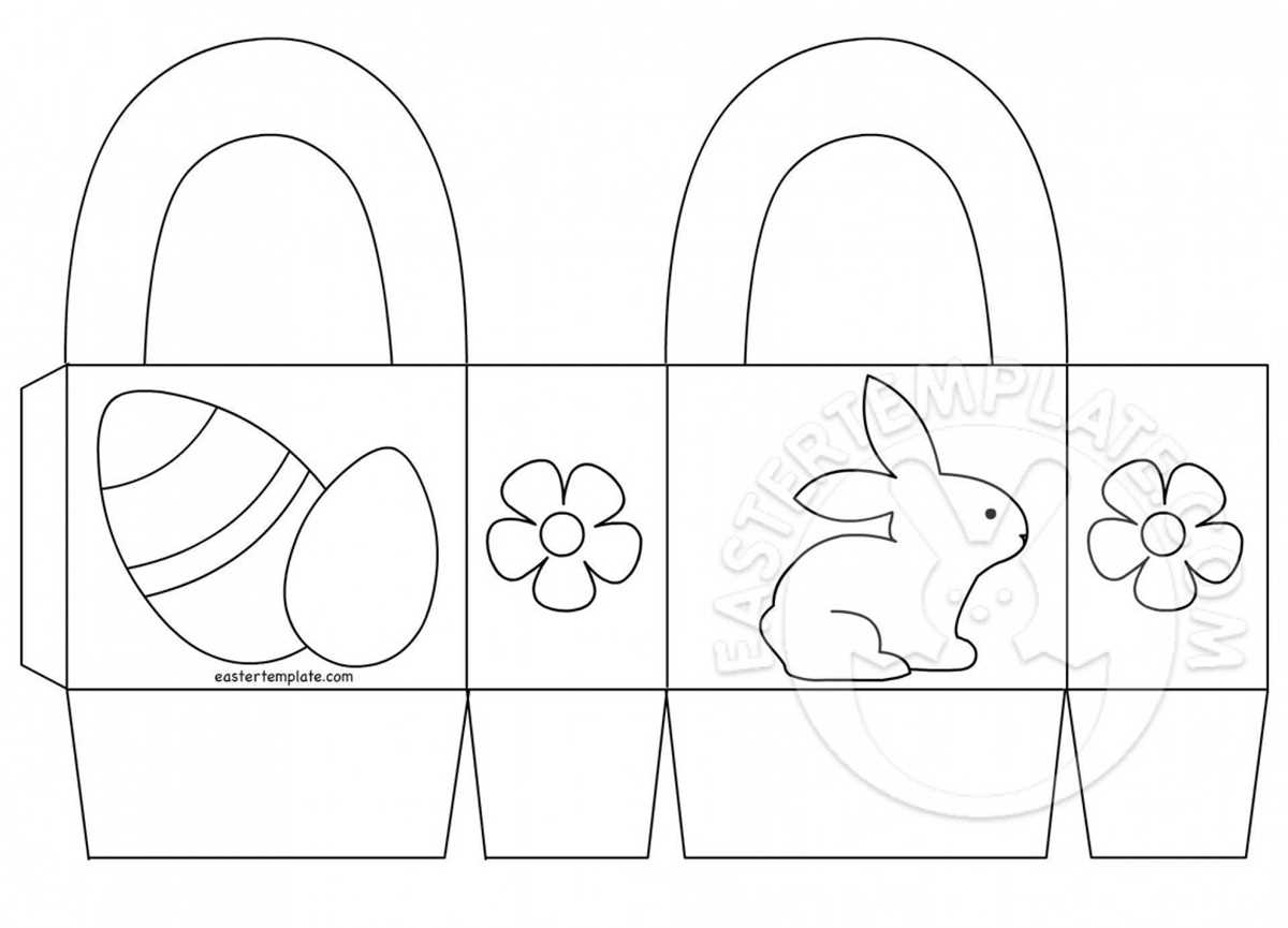 free printable basket template free printable basket template