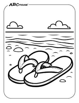 free printable beach coloring sheets