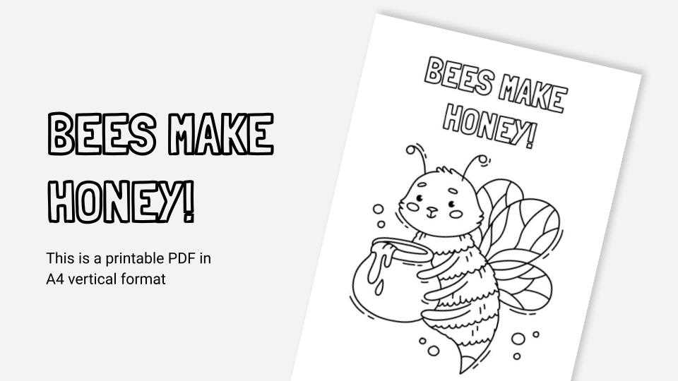 free printable bee worksheets