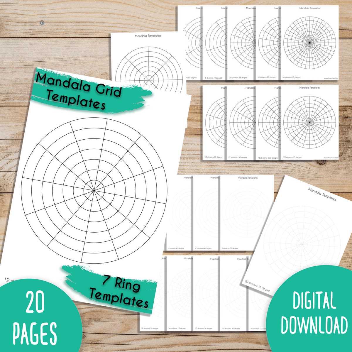 free printable blank mandala template printable