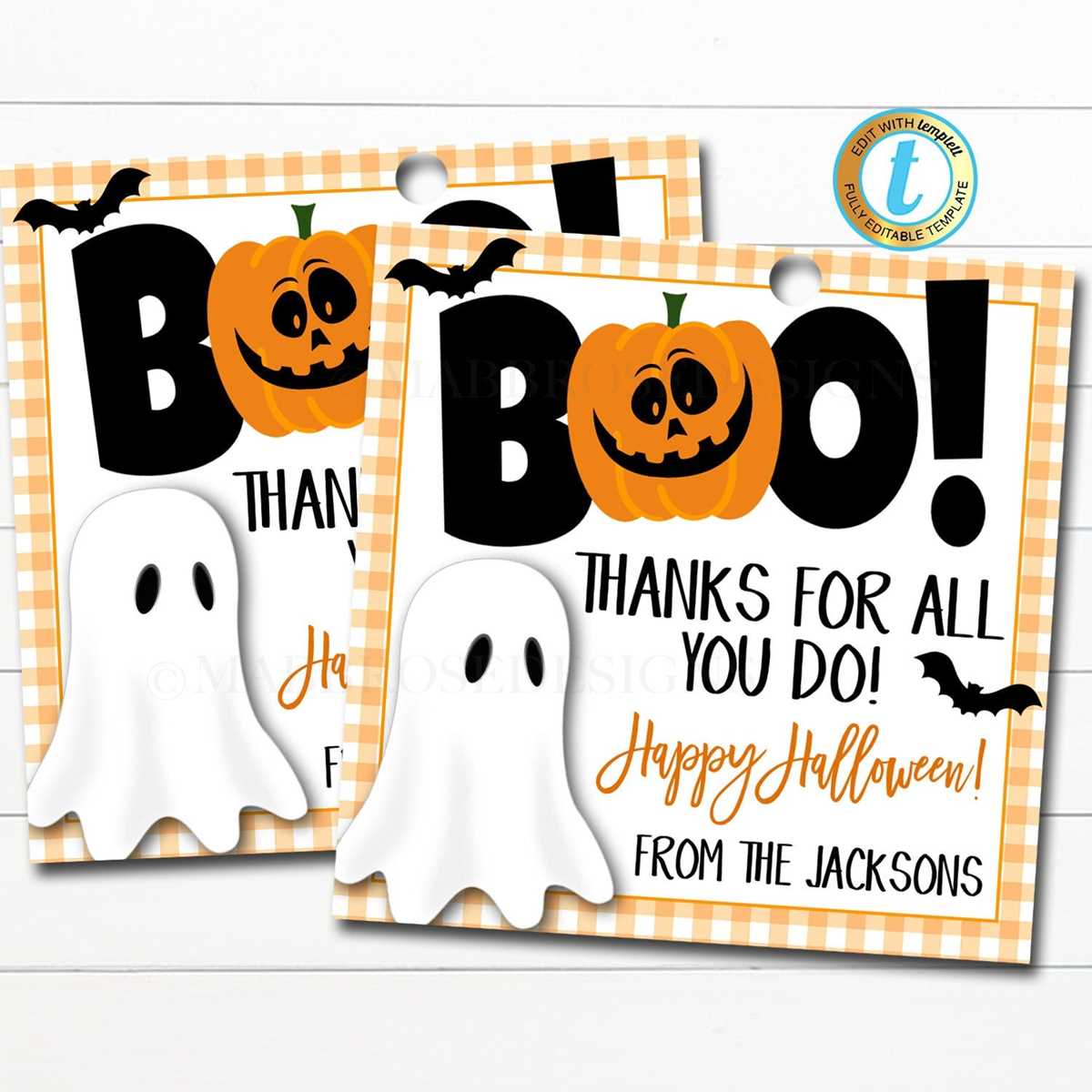 free printable boo tags