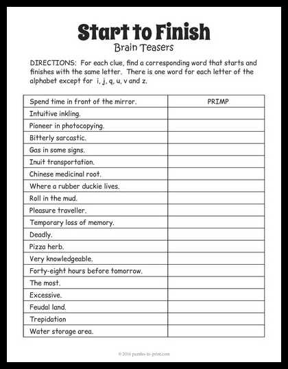 free printable brain puzzles free printable brain puzzles