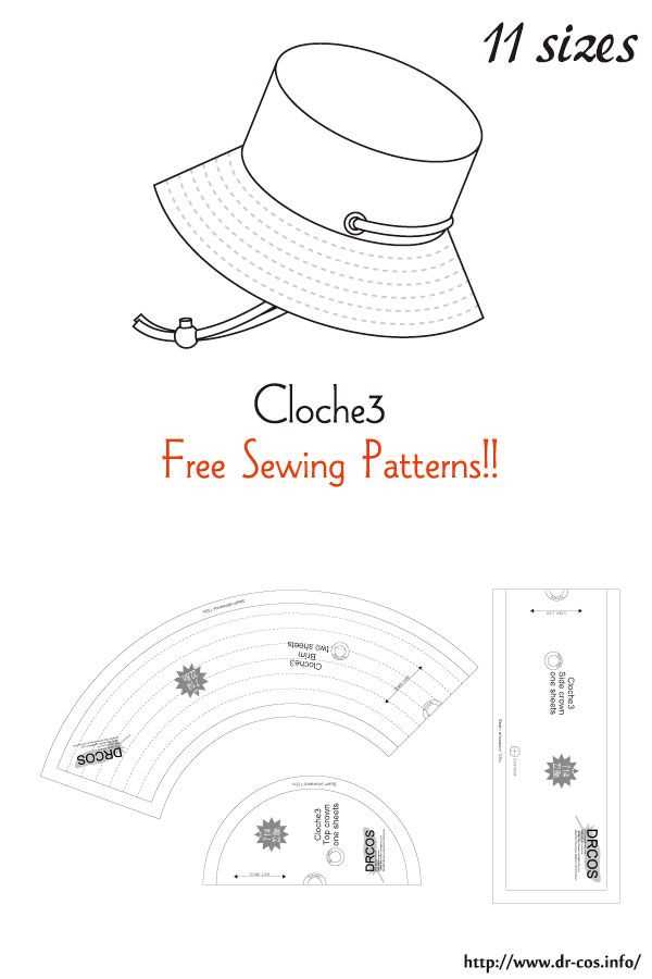 free printable bucket hat pattern free printable bucket hat pattern