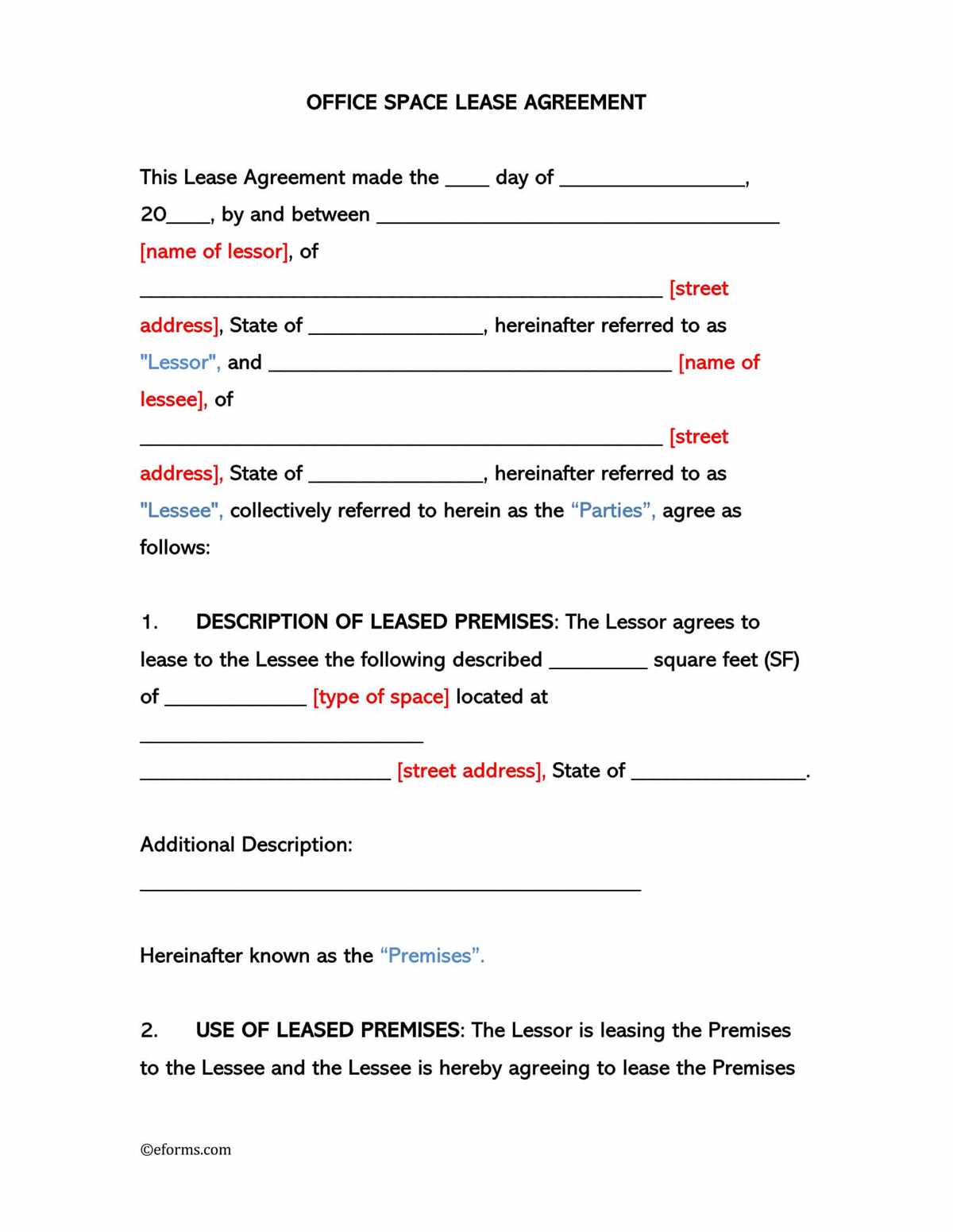 free printable business lease agreement free printable business lease agreement