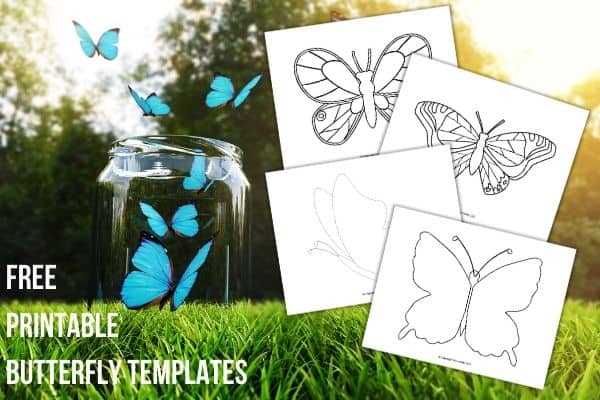 free printable butterfly stencil printable