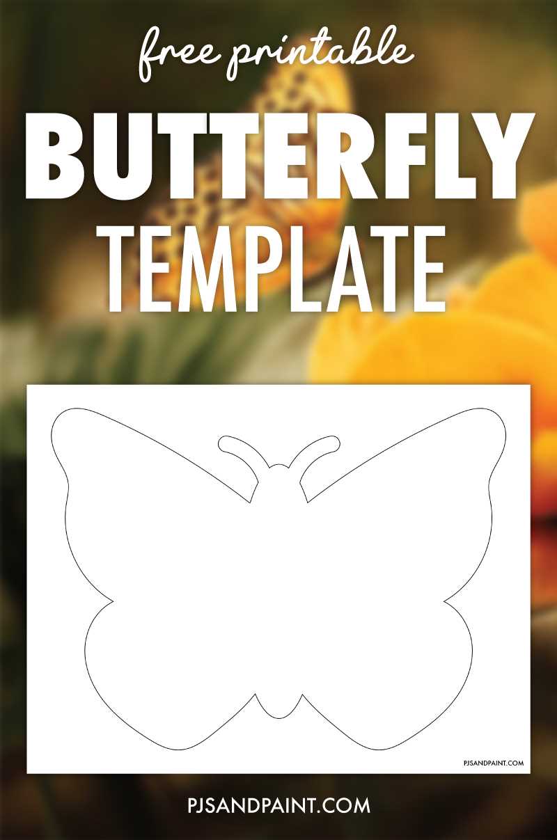 free printable butterfly stencil printable