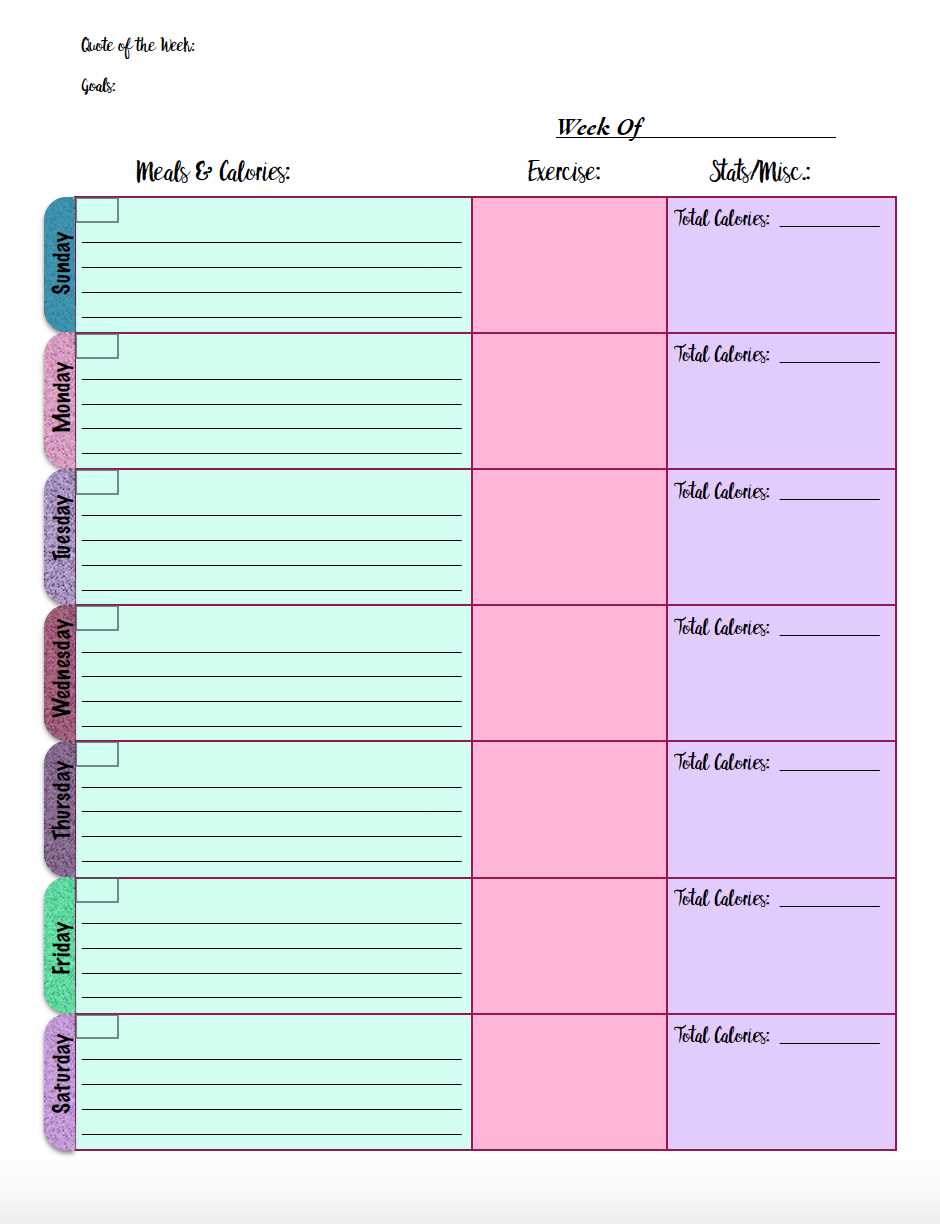 free printable calorie counter sheet free printable calorie counter sheet