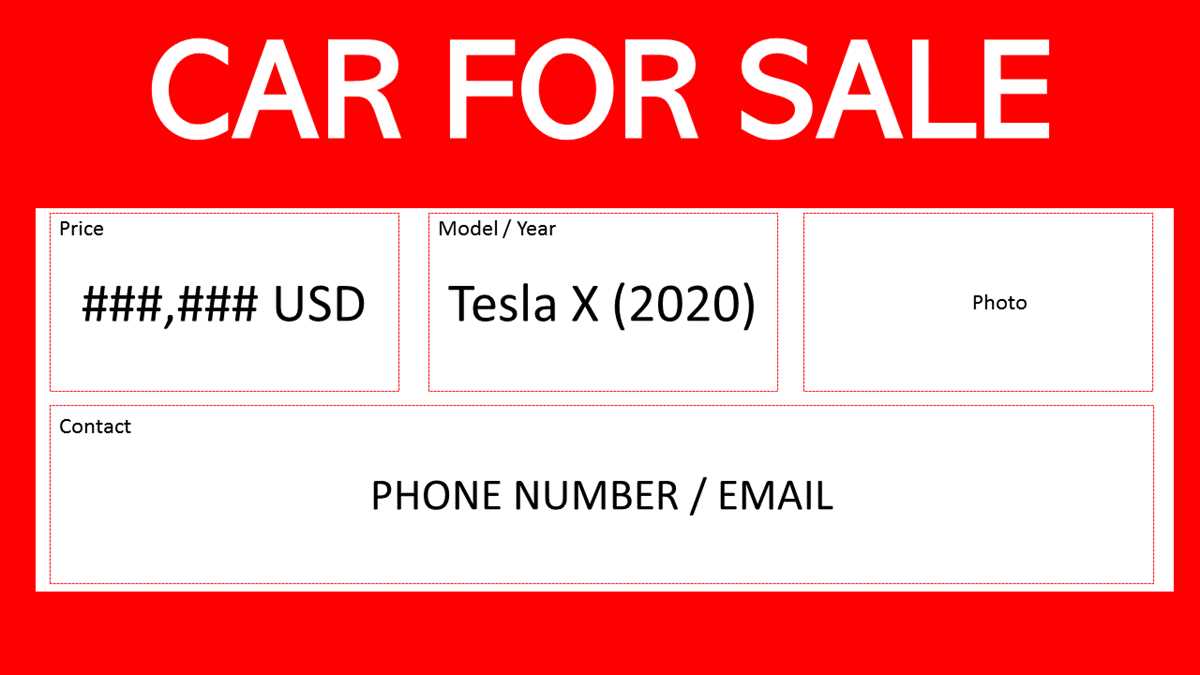 free printable car for sale sign free printable car for sale sign
