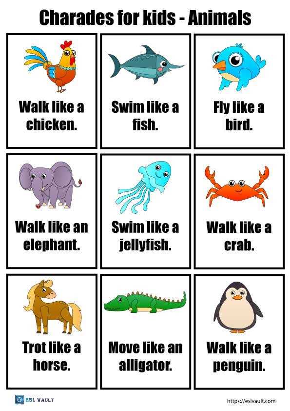 free printable charades game cards free printable charades game cards