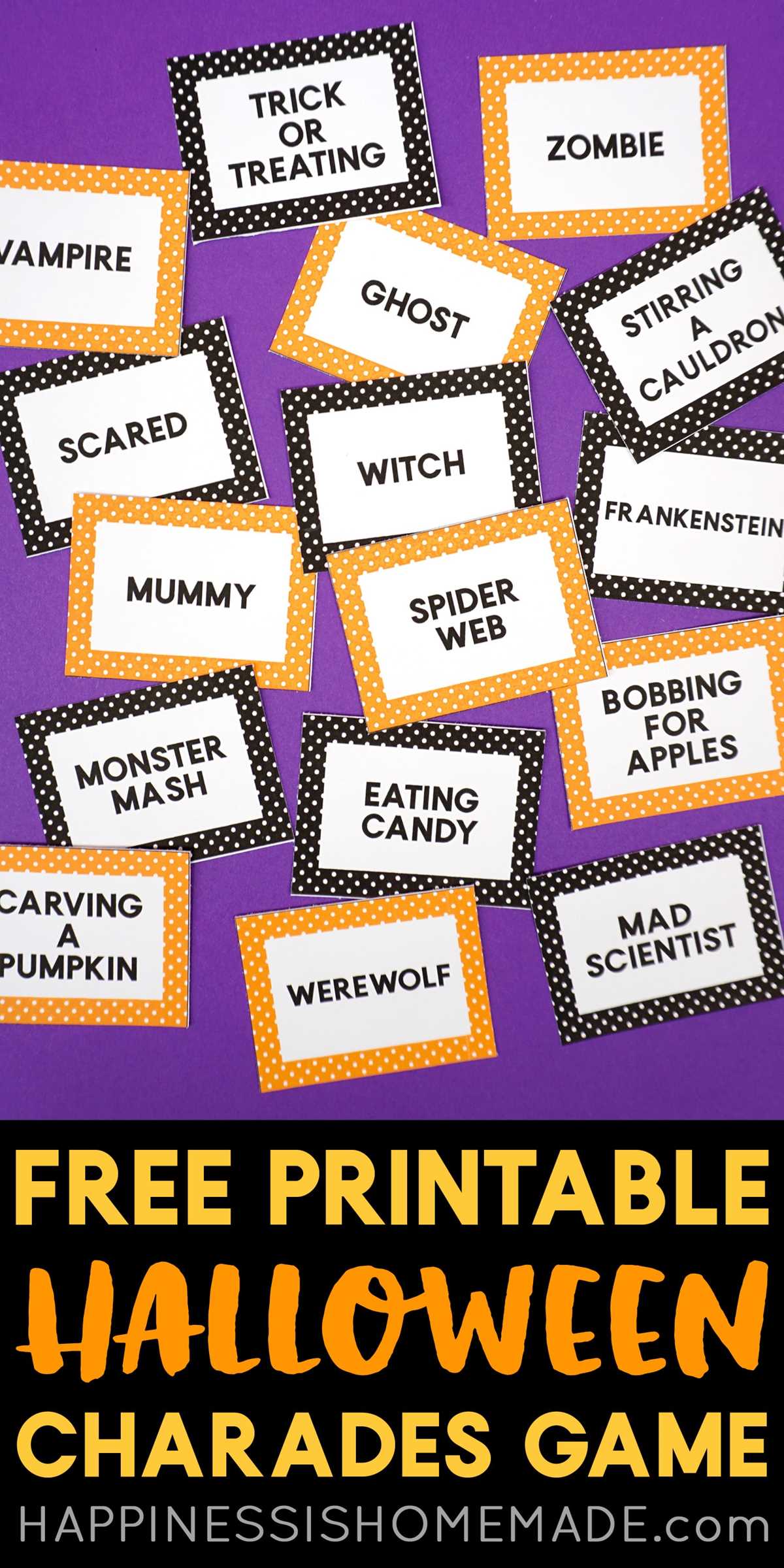 free printable charades game cards free printable charades game cards