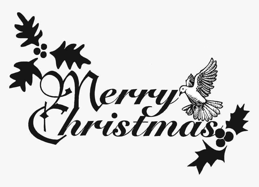 free printable christmas clipart black and white