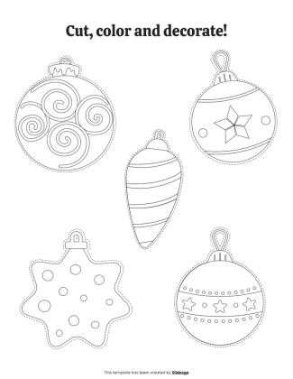 free printable christmas ornament template free printable christmas ornament template