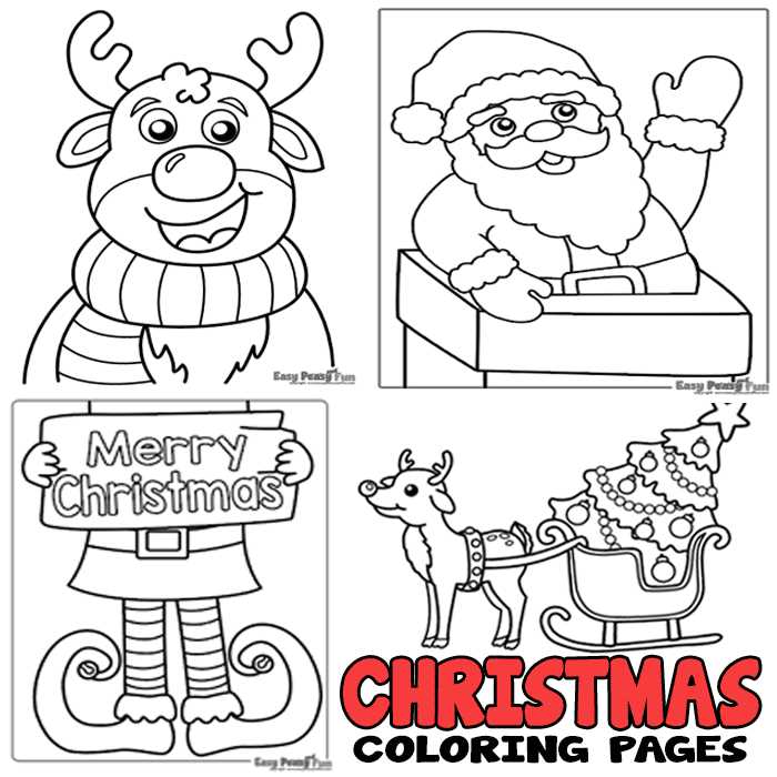 free printable christmas pictures to color for adults