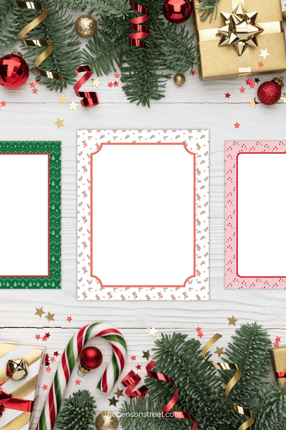 free printable christmas stationery borders free printable christmas stationery borders