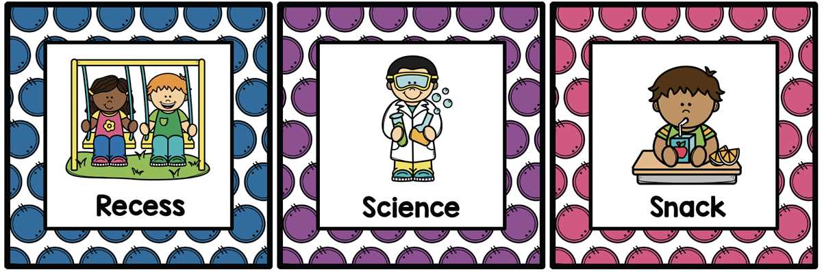 free printable classroom schedule cards free printable classroom schedule cards