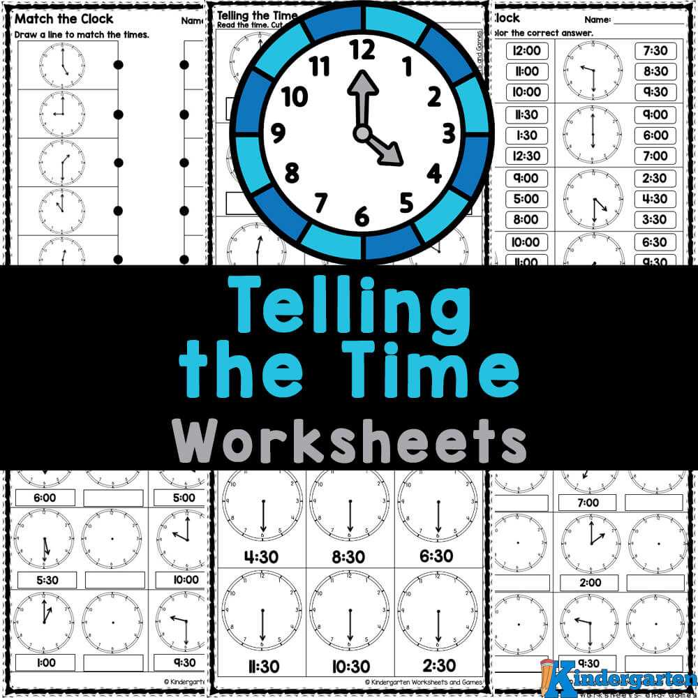 free printable clock worksheets
