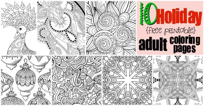 free printable coloring pages adults