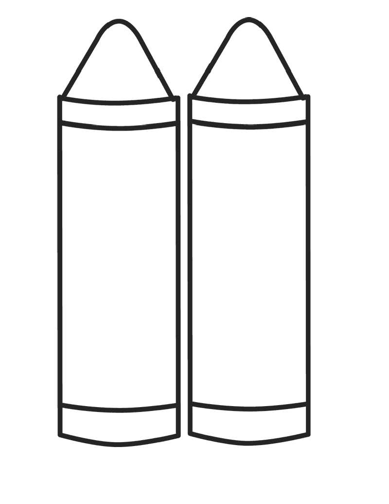 free printable crayon template free printable crayon template