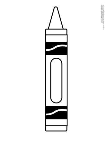 free printable crayon template free printable crayon template