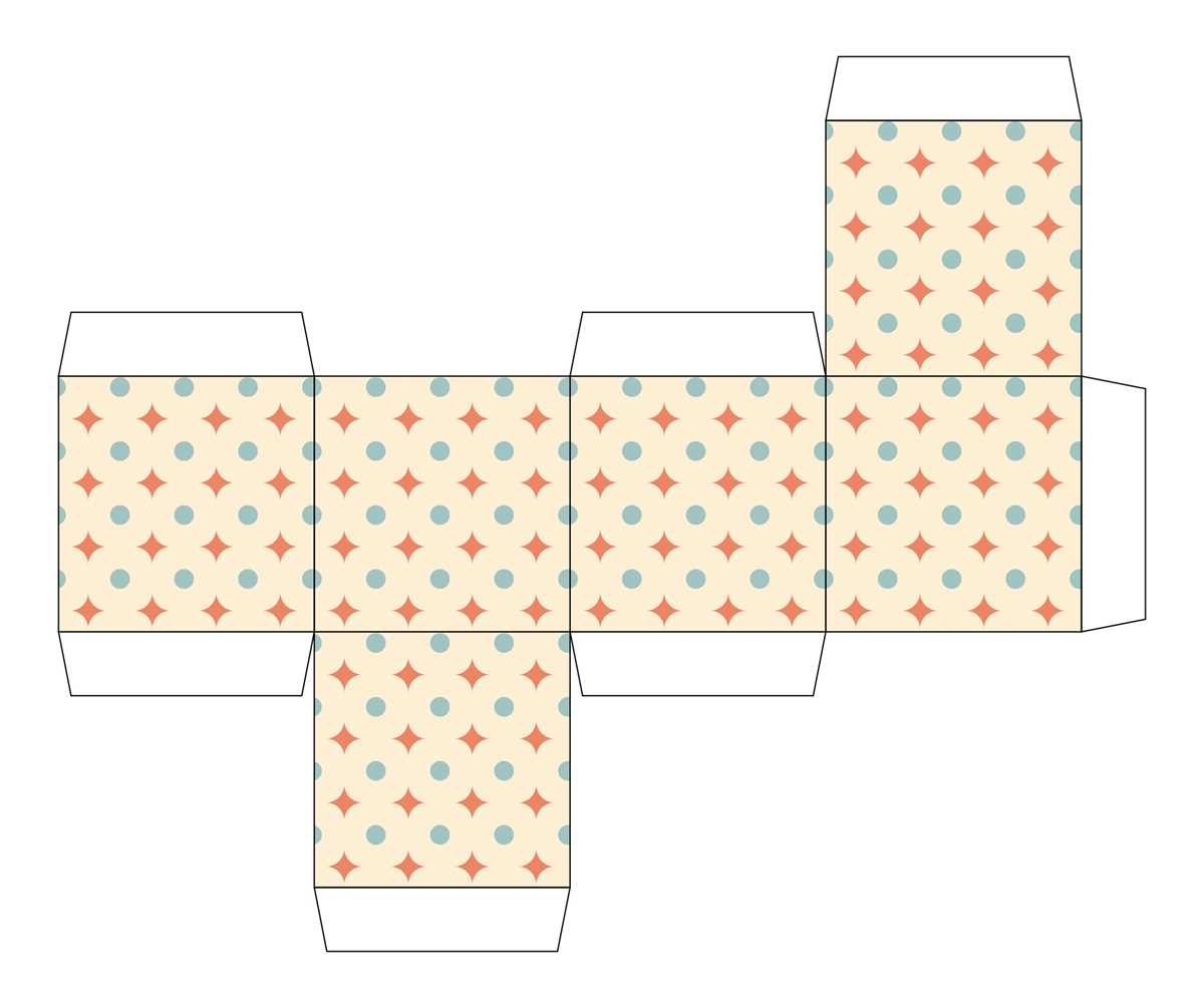 free printable cube template