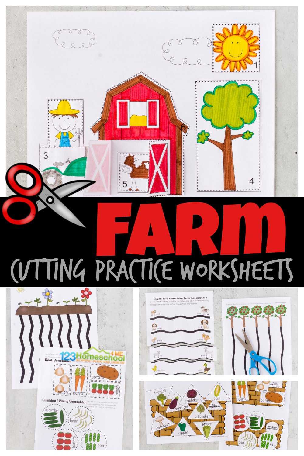 free printable cutting practice worksheets