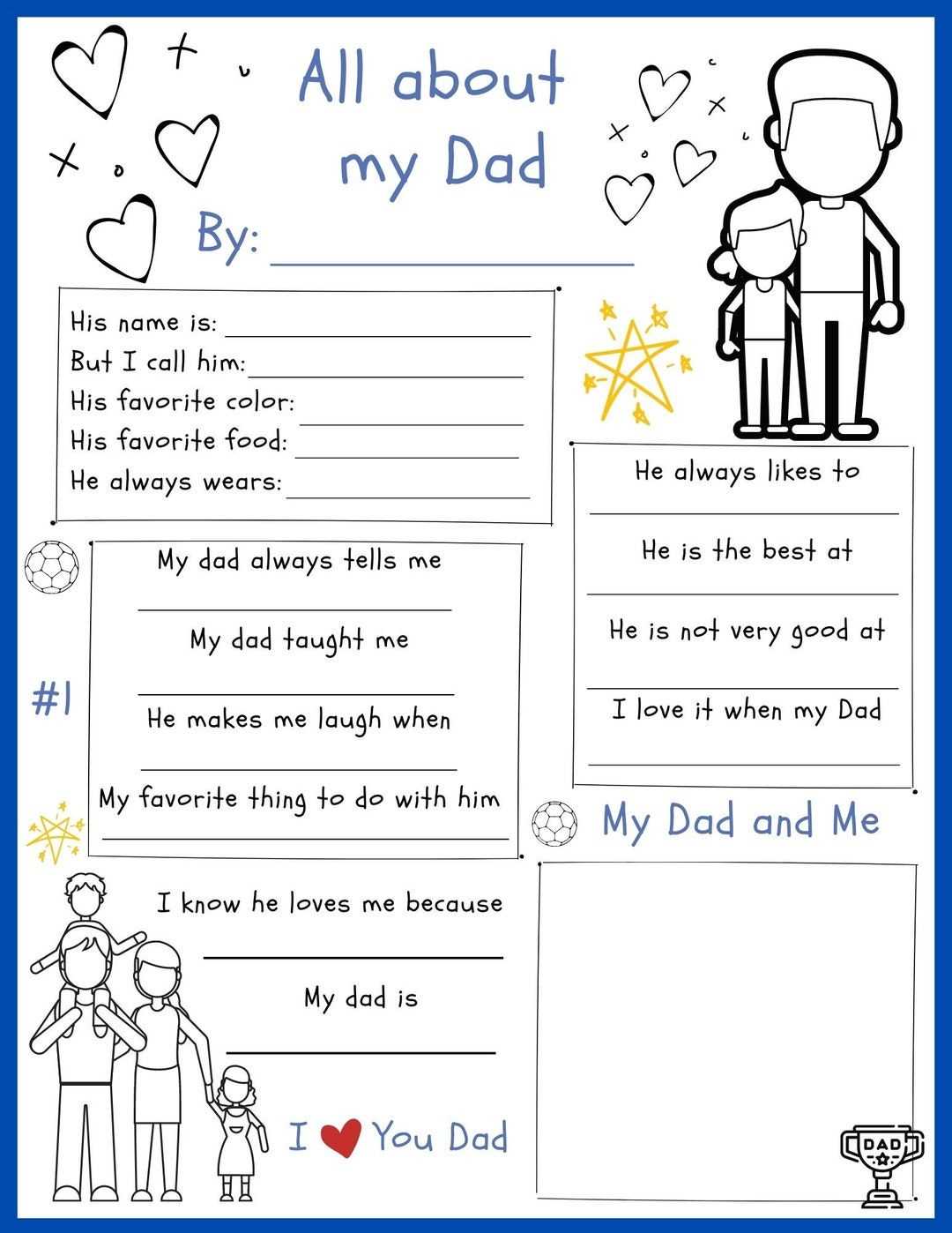 free printable dad questionnaire free printable dad questionnaire