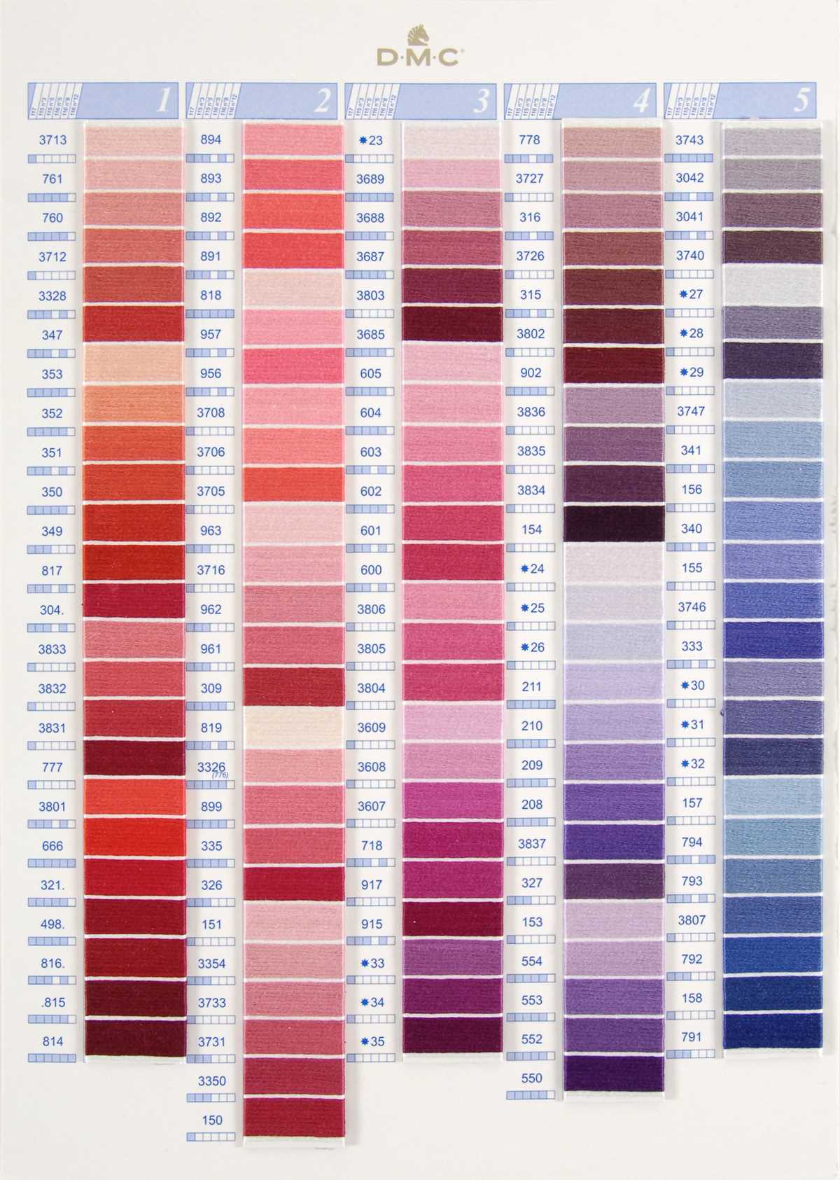 free printable dmc color chart free printable dmc color chart