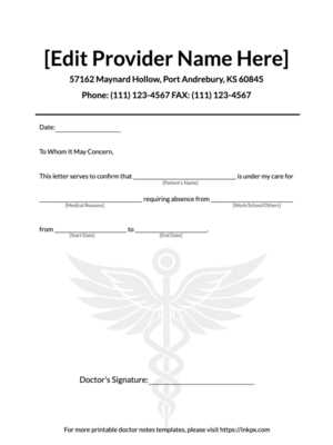 free printable doctors note free printable doctors note
