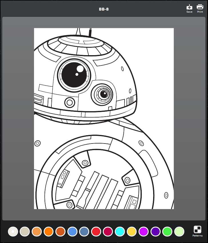 free printable easy star wars coloring pages