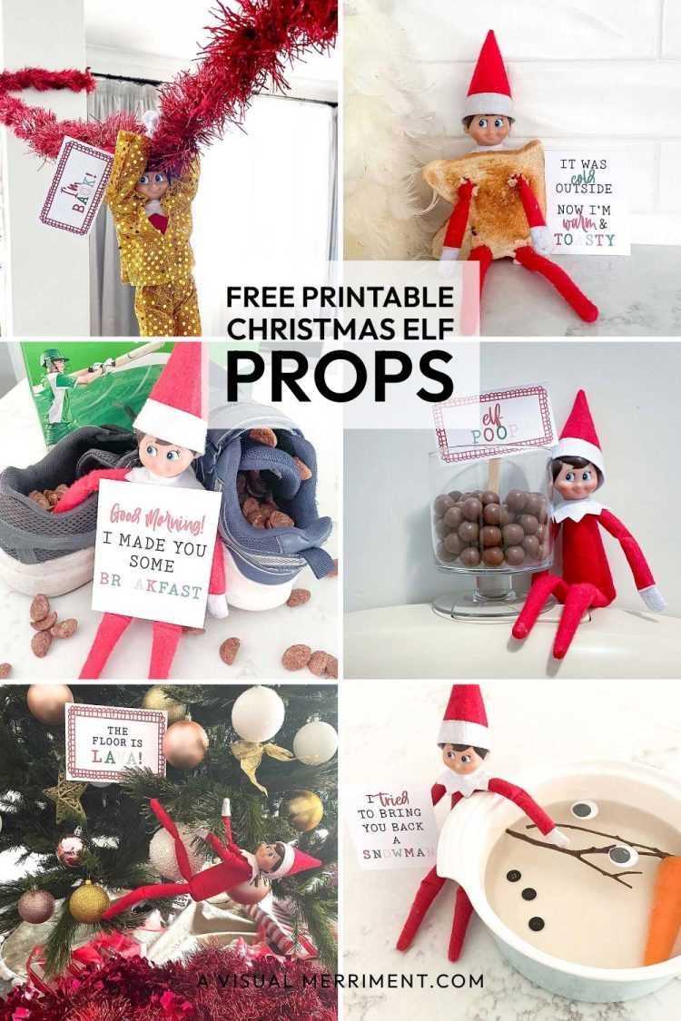 free printable elf on the shelf ideas free printable elf on the shelf ideas