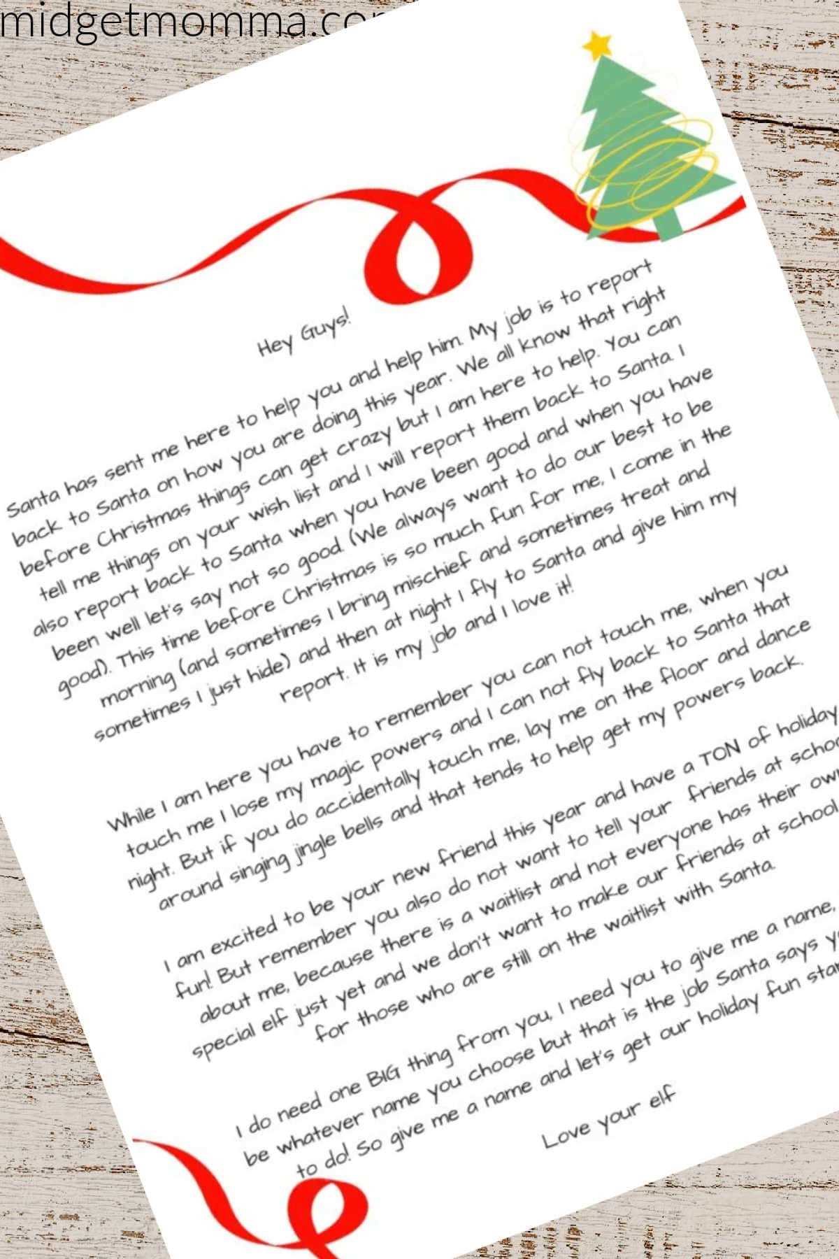 free printable elf on the shelf welcome letter free printable elf on the shelf welcome letter