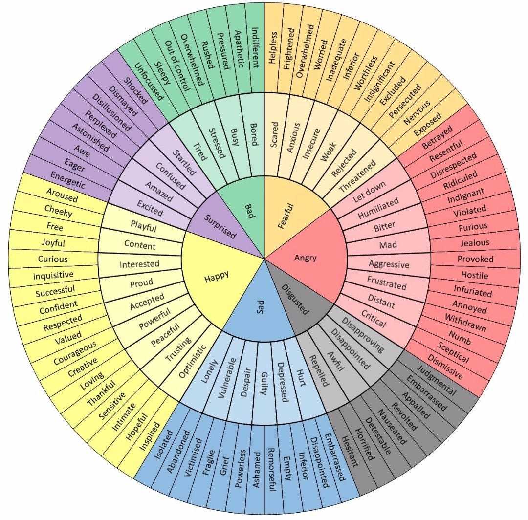 free printable emotion sensation wheel free printable emotion sensation wheel