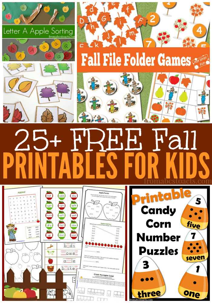 free printable fall printable