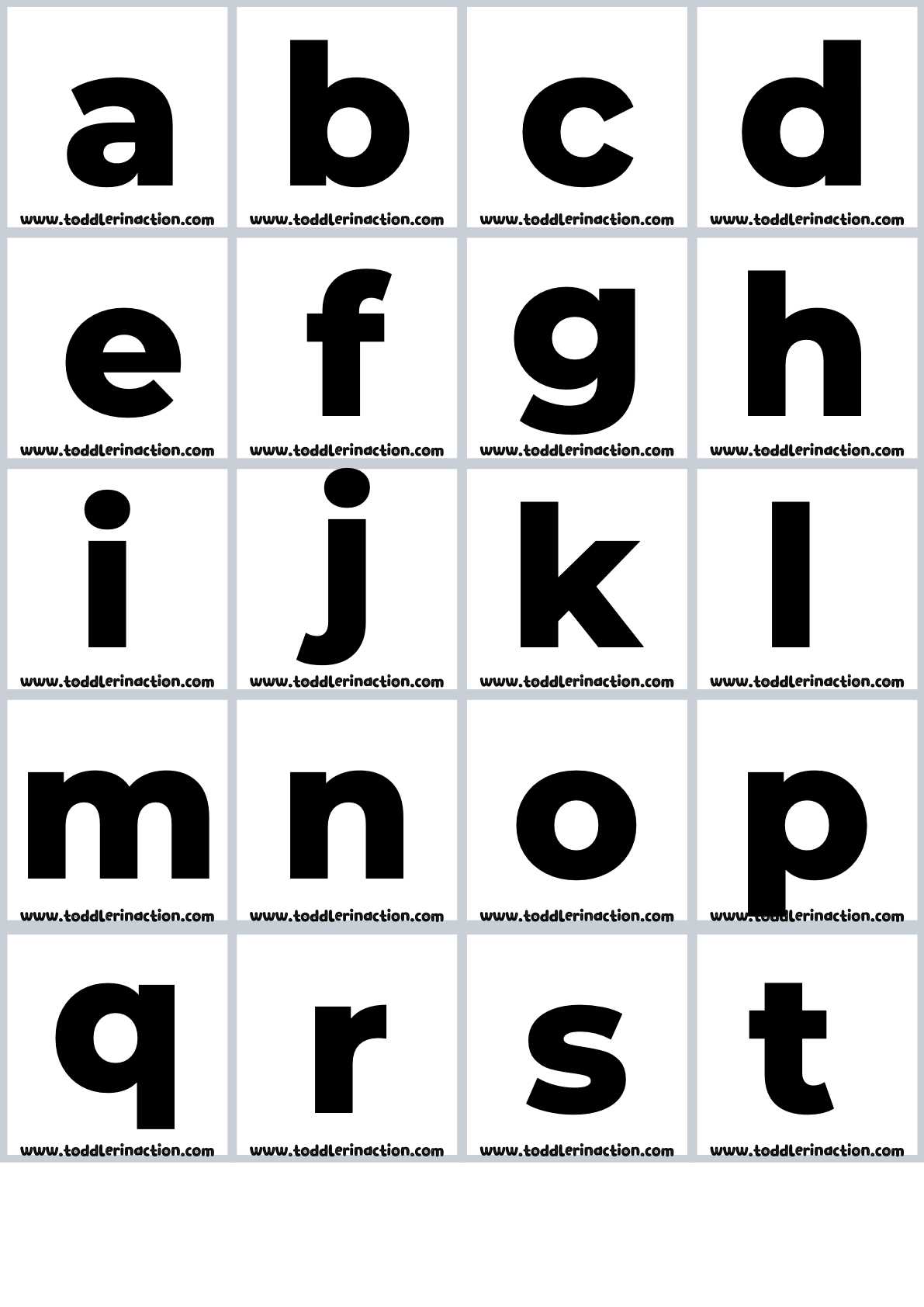 free printable flash cards alphabet
