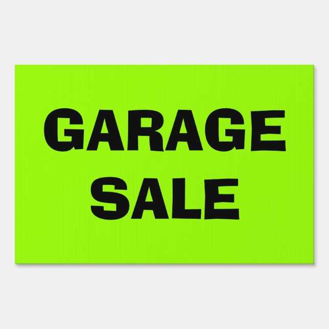 free printable garage sale sign